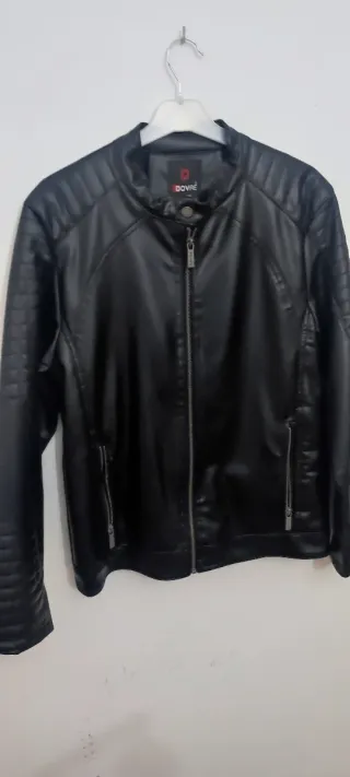Chaqueta Piel Negra Talla M