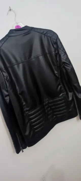 Chaqueta Piel Negra Talla M