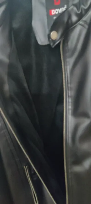 Chaqueta Piel Negra Talla M