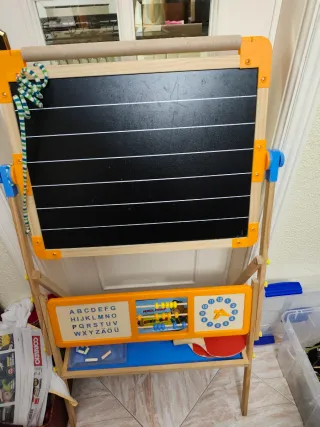 Quadro Infantil Dupla Face Madeira