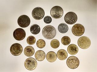 Lote monedas Francia 1962/1979