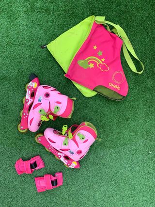 Patines en línea Oxelo Niña Rosas