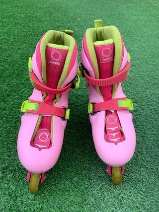 Patines en línea Oxelo Niña Rosas
