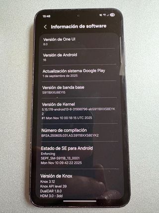 Samsung Galaxy S23 Caja Negra como nuevo