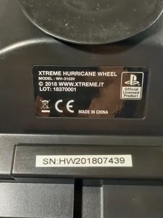 Volante Xtreme Hurricane Wheel Playstation PS4 PC