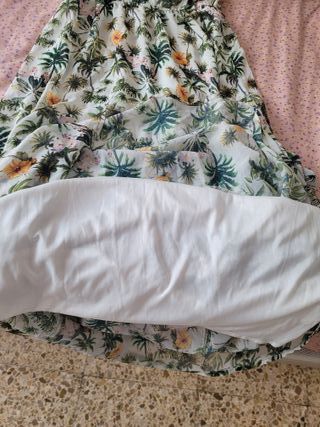 Vestido estampado mujer