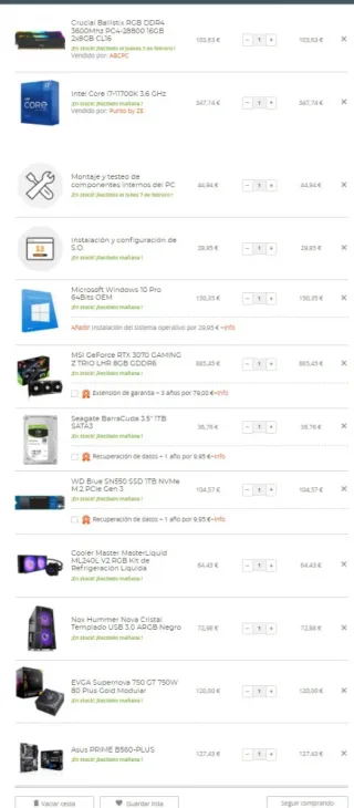 PC Gaming EVGA RTX 3070 Ti