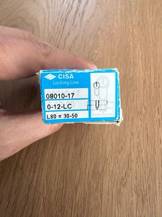 Bombín CISA UMA 08010-17