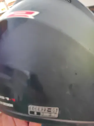 Casco Moto LS2 Talla S Negro