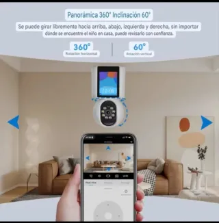 Cámara Seguridad Vigilancia Wifi Videollamada 32GB