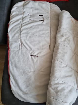 Saco Jané rojo para silla de bebé