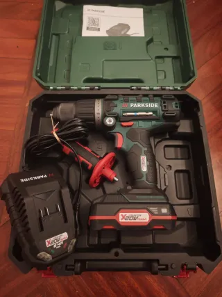 Taladro Percutor Parkside 20V inalambrico