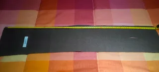 Bufanda unisex marrón tejida