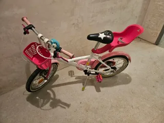 Bicicleta niña de 16" con ruedines