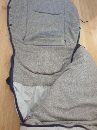Saco Utzurre gris para silla carro de bebé