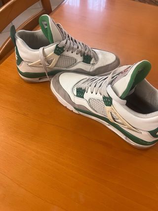 Scarpe Jordan 4 Green White