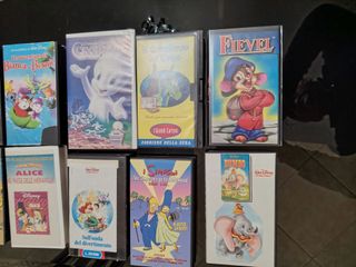 12 VHS Film Cartoni Animati Disney e non
