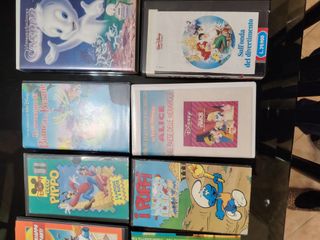 12 VHS Film Cartoni Animati Disney e non