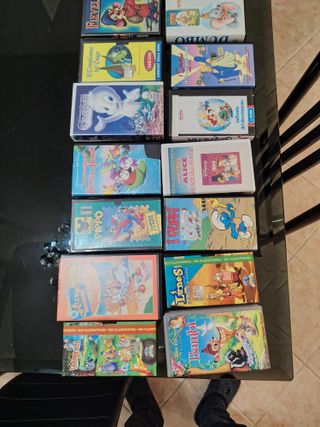 12 VHS Film Cartoni Animati Disney e non