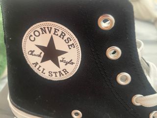 Zapatillas All Star plataforma lona negra