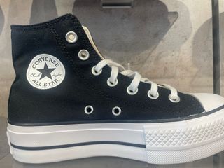 Zapatillas All Star plataforma lona negra