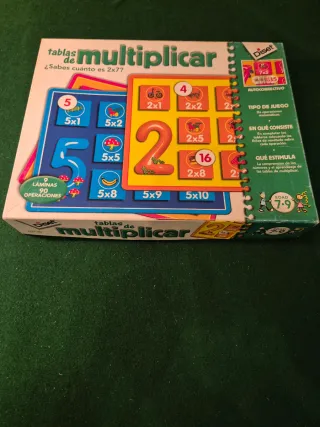 Juego Tablas de Multiplicar Diset