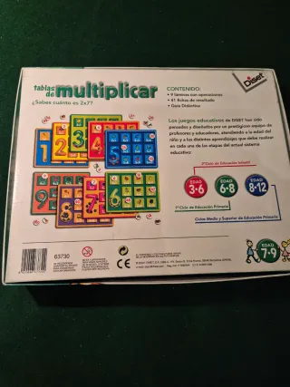 Juego Tablas de Multiplicar Diset