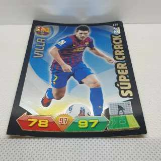 ⚽️ CROMO DE FUTBOL VILLA SUPERCRACK PANINI 2011-12