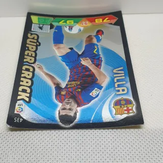 ⚽️ CROMO DE FUTBOL VILLA SUPERCRACK PANINI 2011-12