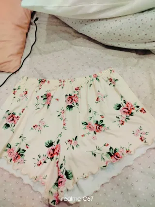 Lote picardías + bolso malva