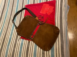 Bolso Bandolera Carolina Herrera de Piel Marrón