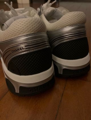 Scarpe €h@nel runner Grigie e Bianche