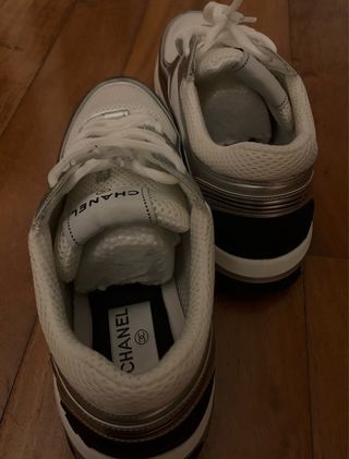 Scarpe €h@nel runner Grigie e Bianche