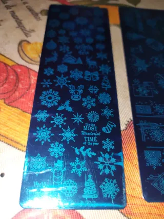 Placas Estampación Uñas Invierno