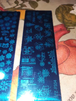 Placas Estampación Uñas Invierno