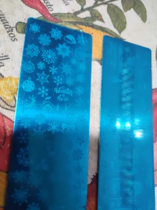 Placas Estampación Uñas Invierno