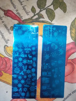 Placas Estampación Uñas Invierno