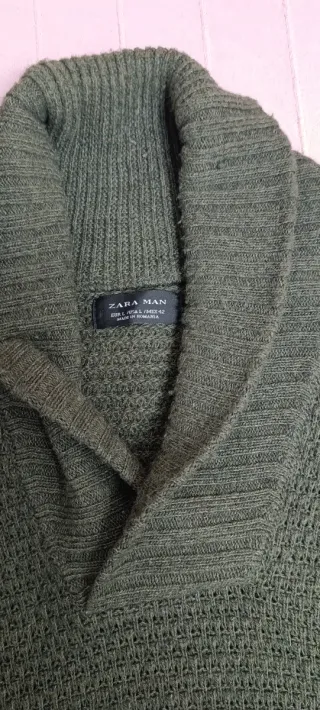 Jersey Zara Hombre Talla L Verde