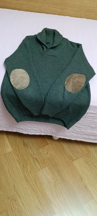 Jersey Zara Hombre Talla L Verde