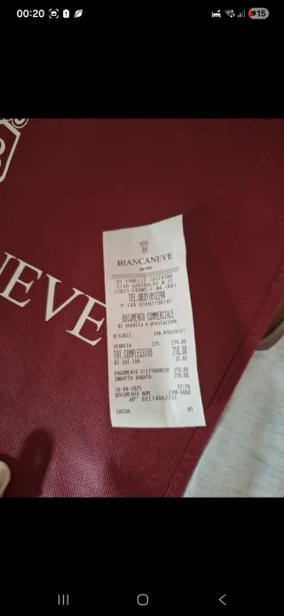 Completo battesimo cotone e lino