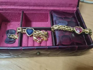 Pulseras Cartier Corazón Rojo y Azul