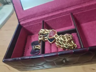 Pulseras Cartier Corazón Rojo y Azul