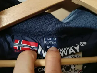 Chaqueta Geographical Norway azul Talla M