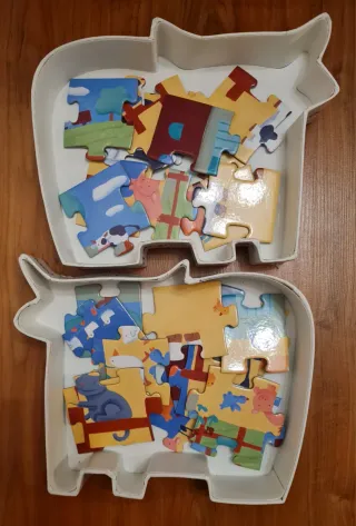 Puzzle silueta Vaca Djeco +3 años 24 piezas