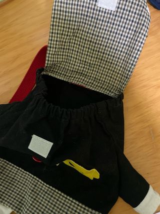 Mochila de bebé de peluche