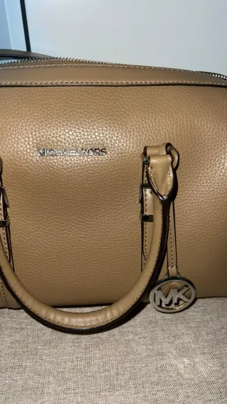 Bolso Michael Kors Beige/Marrón Original