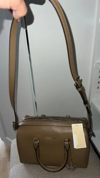 Bolso Michael Kors Beige/Marrón Original
