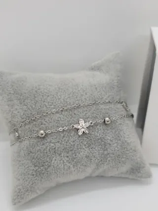 Pulsera Lotus Plata de Ley