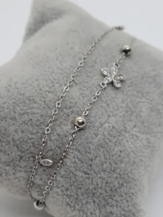 Pulsera Lotus Plata de Ley