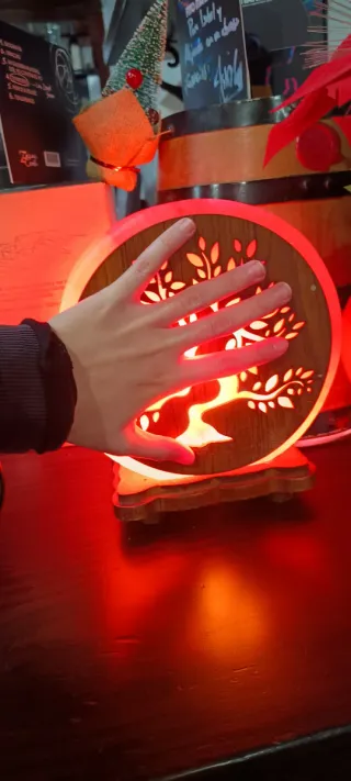 Lámpara Árbol de la Vida Madera